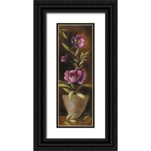 Poppies of Da-xue-shan I Black Ornate Wood Framed Art Print with Double Matting by Loreth, Lanie