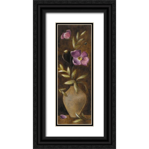 Poppies of Da-xue-shan II Black Ornate Wood Framed Art Print with Double Matting by Loreth, Lanie