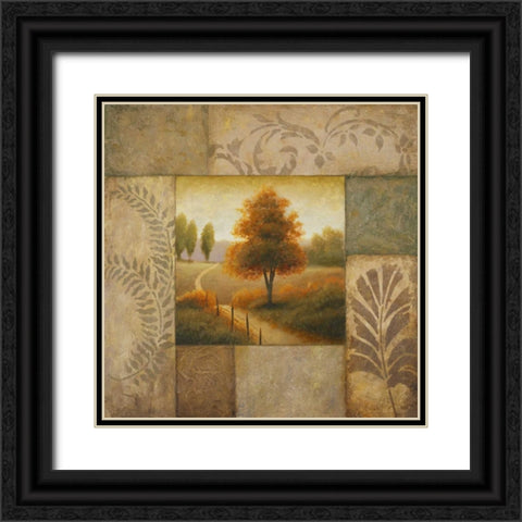 Warm Season I Black Ornate Wood Framed Art Print with Double Matting by Marcon, Michael