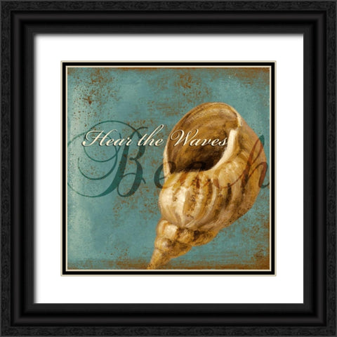 Coastal Sayings II Black Ornate Wood Framed Art Print with Double Matting by Loreth, Lanie