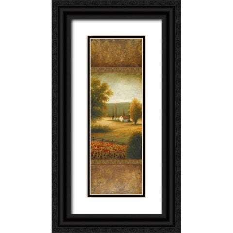 Away In June Black Ornate Wood Framed Art Print with Double Matting by Marcon, Michael