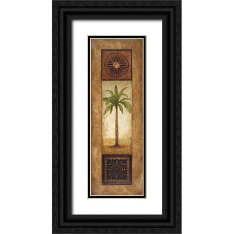 Sago Palm Black Ornate Wood Framed Art Print with Double Matting by Marcon, Michael