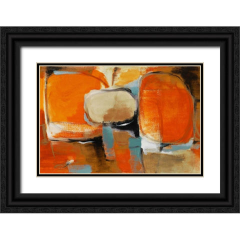 All Jazzed Up Black Ornate Wood Framed Art Print with Double Matting by Loreth, Lanie