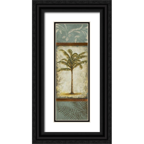 Blue Saba Black Ornate Wood Framed Art Print with Double Matting by Marcon, Michael