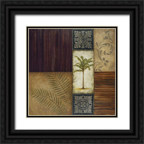 Saba Black Ornate Wood Framed Art Print with Double Matting by Marcon, Michael