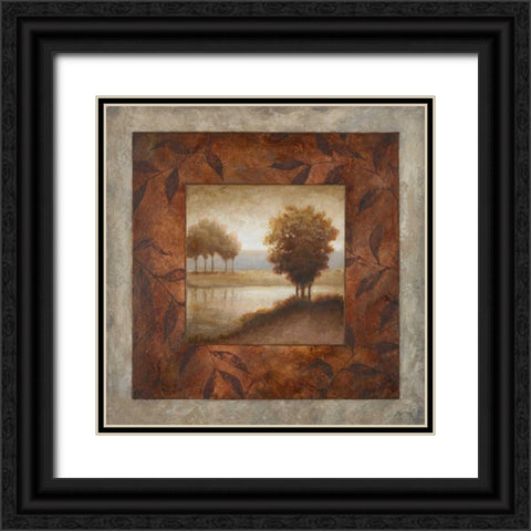 The Edge of April Black Ornate Wood Framed Art Print with Double Matting by Marcon, Michael