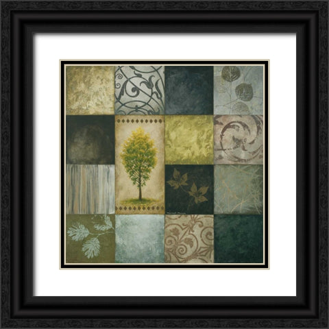 Cool September Colors I Black Ornate Wood Framed Art Print with Double Matting by Marcon, Michael
