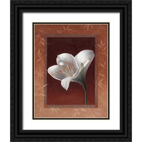 Ice Princess Black Ornate Wood Framed Art Print with Double Matting by Rhyan, Vivien