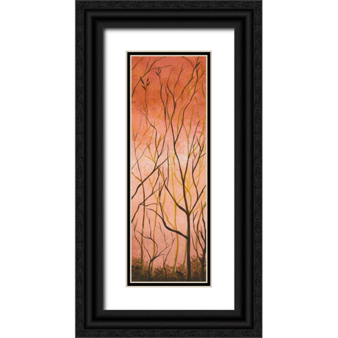 Wildwood III Black Ornate Wood Framed Art Print with Double Matting by Londono, Elizabeth