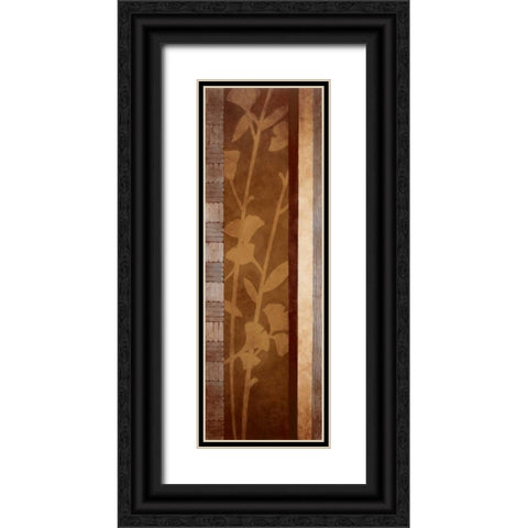 Urban Garden I in Honey Black Ornate Wood Framed Art Print with Double Matting by Loreth, Lanie