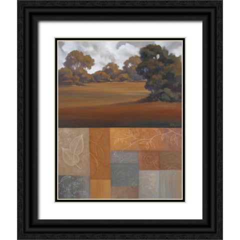 Autumn I Black Ornate Wood Framed Art Print with Double Matting by Rhyan, Vivien