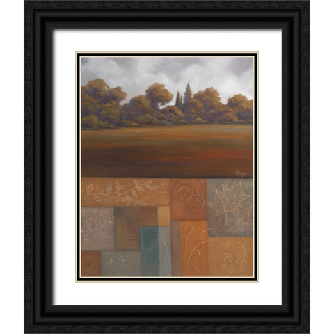 Autumn II Black Ornate Wood Framed Art Print with Double Matting by Rhyan, Vivien