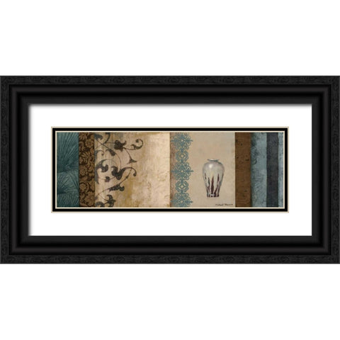 Fantasy Floral I Black Ornate Wood Framed Art Print with Double Matting by Marcon, Michael