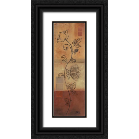 Nice Illustration I Black Ornate Wood Framed Art Print with Double Matting by Pinto, Patricia