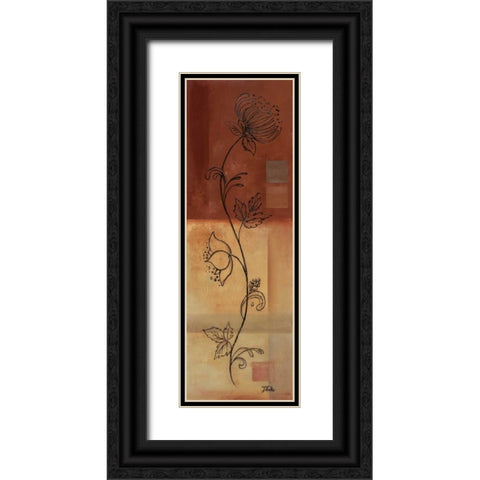 Nice Illustration II Black Ornate Wood Framed Art Print with Double Matting by Pinto, Patricia