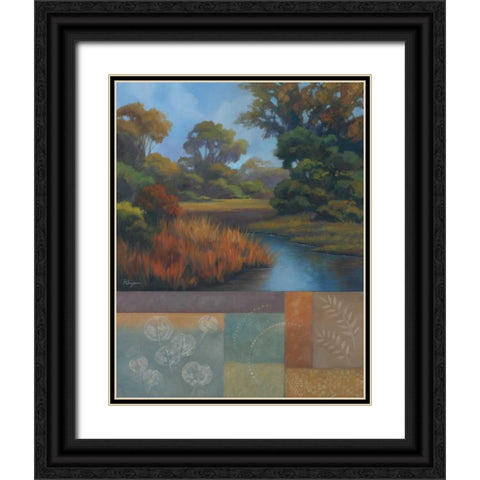 Shades of Afternoon I Black Ornate Wood Framed Art Print with Double Matting by Rhyan, Vivien
