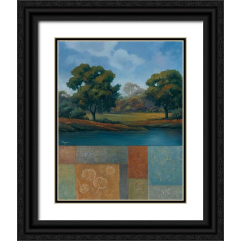 Shades of Afternoon II Black Ornate Wood Framed Art Print with Double Matting by Rhyan, Vivien