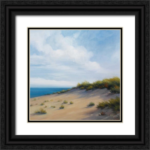 Shoreline Marshes I Black Ornate Wood Framed Art Print with Double Matting by Rhyan, Vivien