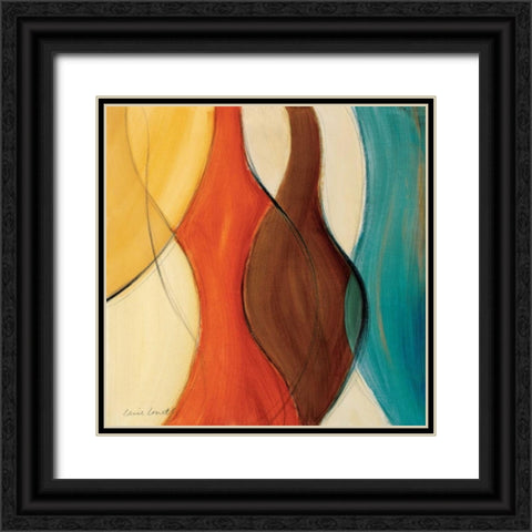 Coalescence II Black Ornate Wood Framed Art Print with Double Matting by Loreth, Lanie