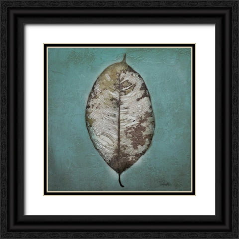 Beauty in Blue II Black Ornate Wood Framed Art Print with Double Matting by Pinto, Patricia