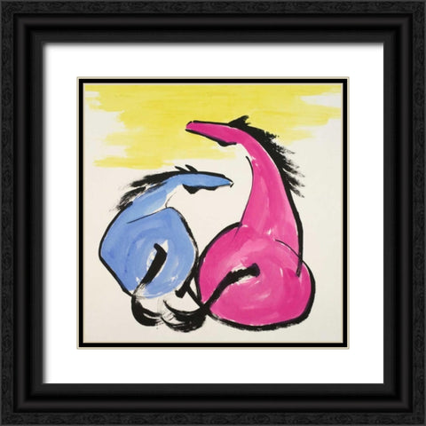 Spirit Black Ornate Wood Framed Art Print with Double Matting by Urban Pearl Collection, Llc