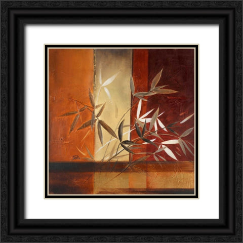 New Harmonious I Black Ornate Wood Framed Art Print with Double Matting by Pinto, Patricia