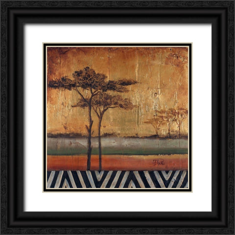 African Dream I Black Ornate Wood Framed Art Print with Double Matting by Pinto, Patricia