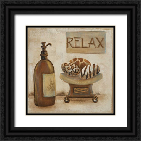 Jungle Spa II Black Ornate Wood Framed Art Print with Double Matting by Hakimipour-Ritter