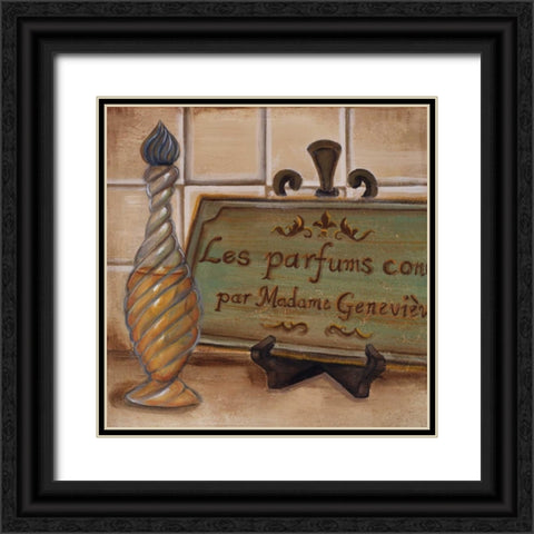Bath Shoppe II Black Ornate Wood Framed Art Print with Double Matting by Hakimipour-Ritter