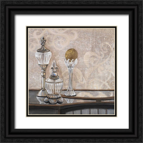 Vanity I Black Ornate Wood Framed Art Print with Double Matting by Hakimipour-Ritter