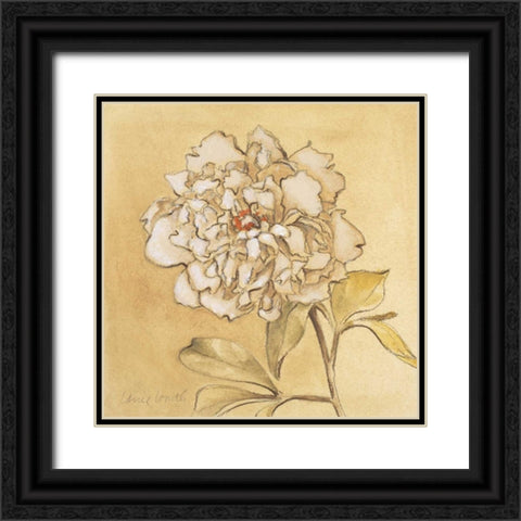 Fragrant Notes II Black Ornate Wood Framed Art Print with Double Matting by Loreth, Lanie