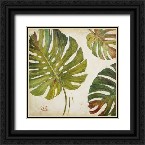 Organic I Black Ornate Wood Framed Art Print with Double Matting by Pinto, Patricia