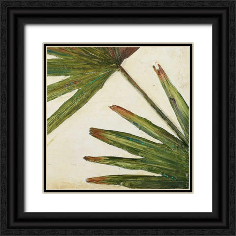 Organic III Black Ornate Wood Framed Art Print with Double Matting by Pinto, Patricia