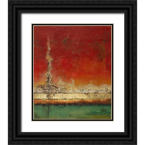 Sea Landscapes II Black Ornate Wood Framed Art Print with Double Matting by Pinto, Patricia