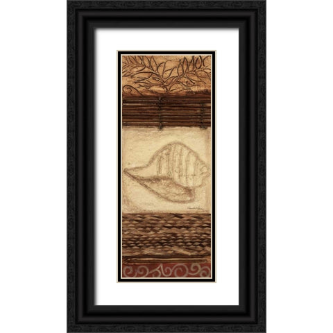 Organic Oasis I Black Ornate Wood Framed Art Print with Double Matting by Hakimipour-Ritter