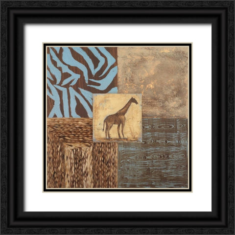Textures of Africa II Black Ornate Wood Framed Art Print with Double Matting by Hakimipour-Ritter