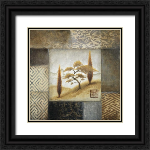 An Afternoon in the Past Black Ornate Wood Framed Art Print with Double Matting by Marcon, Michael