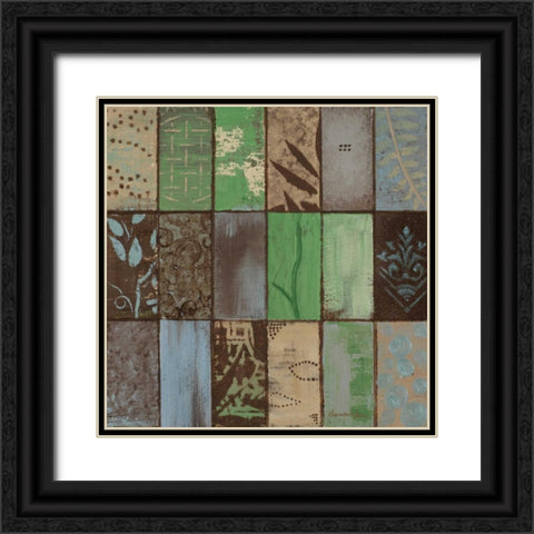 Parade of Patterns I Black Ornate Wood Framed Art Print with Double Matting by Hakimipour-Ritter