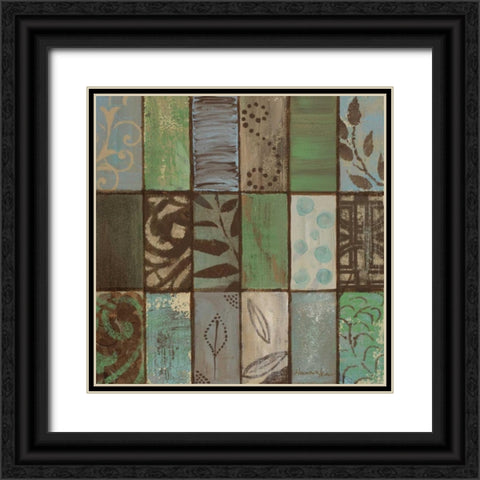 Parade of Patterns II Black Ornate Wood Framed Art Print with Double Matting by Hakimipour-Ritter