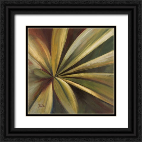 Abanico I Black Ornate Wood Framed Art Print with Double Matting by Pinto, Patricia