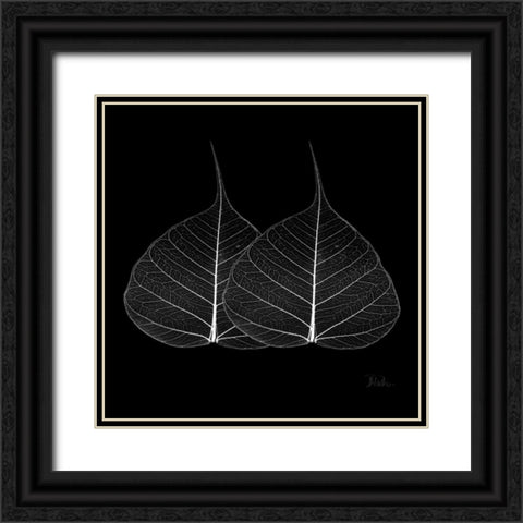 Minimalism in Black II Black Ornate Wood Framed Art Print with Double Matting by Pinto, Patricia
