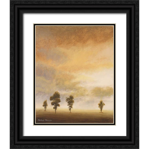 Open Sky II Black Ornate Wood Framed Art Print with Double Matting by Marcon, Michael