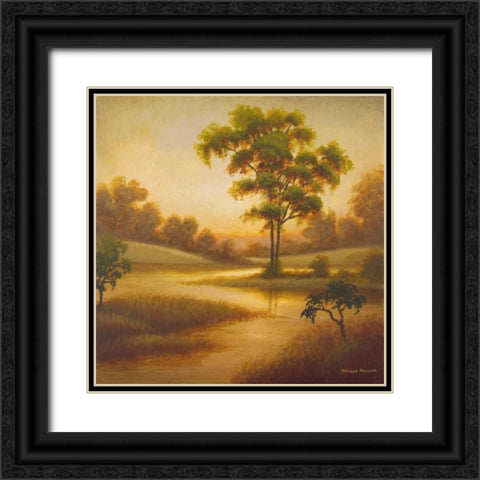 Summers End I Black Ornate Wood Framed Art Print with Double Matting by Marcon, Michael
