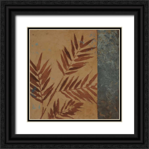 Revel Square II Black Ornate Wood Framed Art Print with Double Matting by Loreth, Lanie