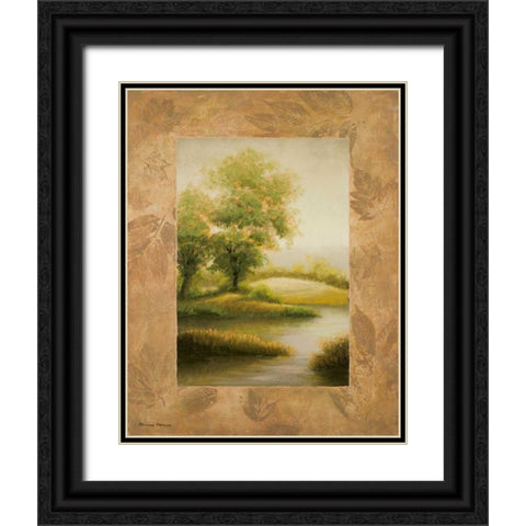 Up North Black Ornate Wood Framed Art Print with Double Matting by Marcon, Michael
