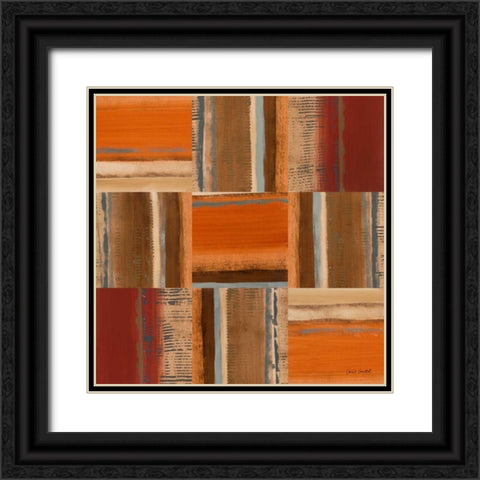 Solar Patch II Black Ornate Wood Framed Art Print with Double Matting by Loreth, Lanie