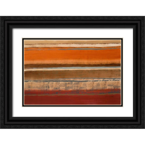 Solar Journey II Black Ornate Wood Framed Art Print with Double Matting by Loreth, Lanie