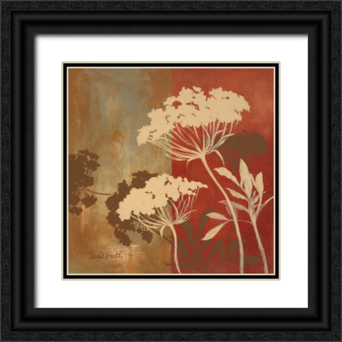Among the Flowers II Black Ornate Wood Framed Art Print with Double Matting by Loreth, Lanie