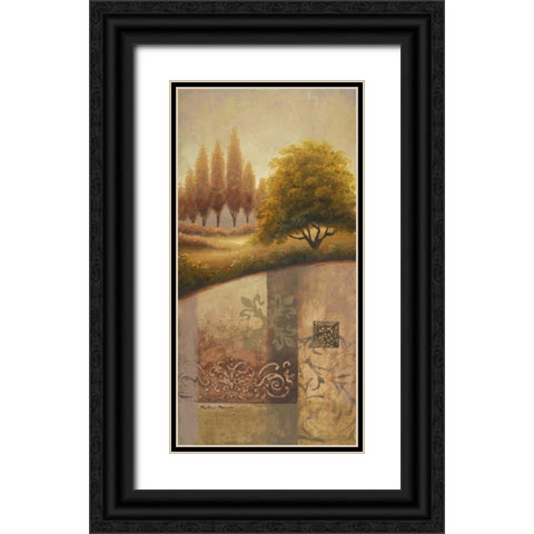 Return to Alma Black Ornate Wood Framed Art Print with Double Matting by Marcon, Michael