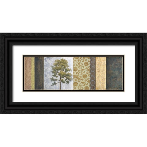 Dezolis I Black Ornate Wood Framed Art Print with Double Matting by Marcon, Michael